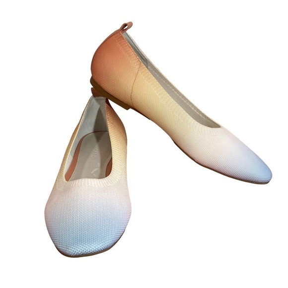 SANCTUARY - BLUE ORANGE OMBRÉ SLIP ON - VERY LIGHT WEAR AND HAS PRICE TAG S3 - Picture 7 of 10